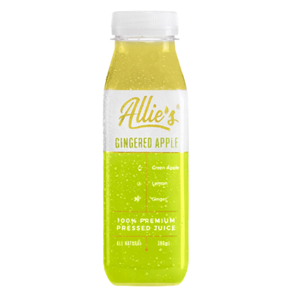 Allie's Cold Pressed Juice Ginger Apple 300ml *CHILLED*