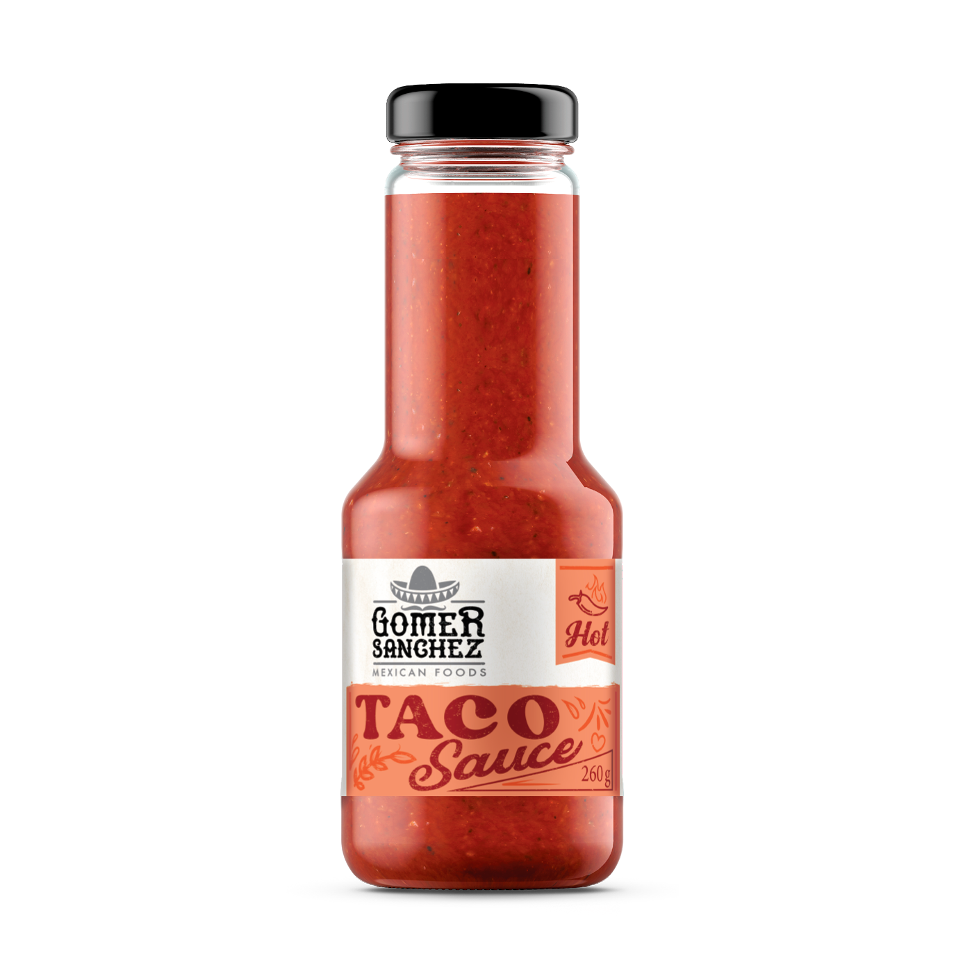 Gomer Sanchez Hot Taco Sauce 260g