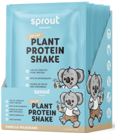 Sprout Organic Junior Plant Protein Sachet Vanilla 12x35g